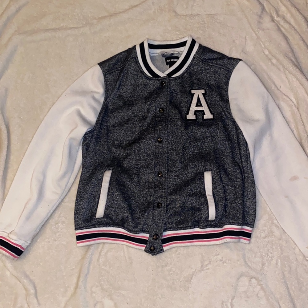 extra large kids joe boxer lettermen jacket